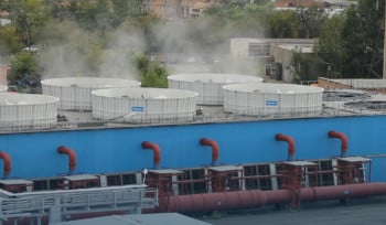 Пар возле УК ТЭЦ - нормальное явление